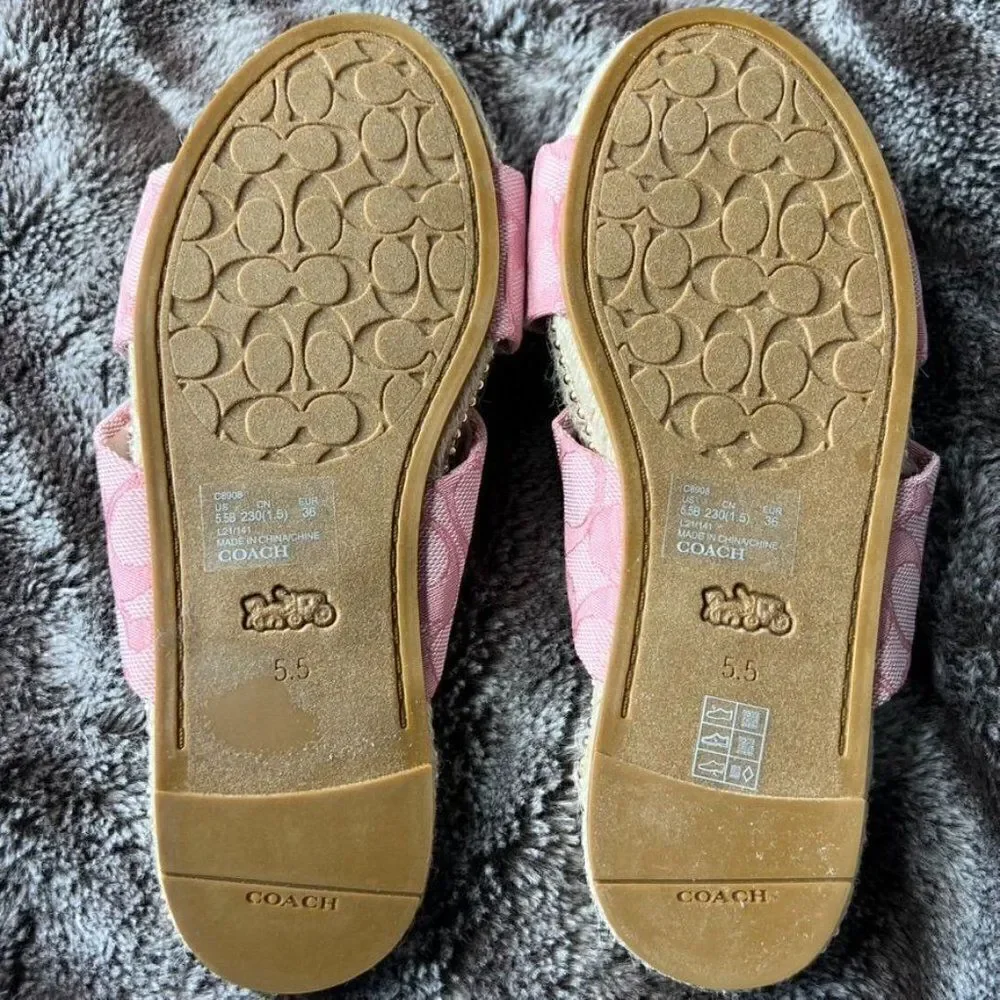 COACH Charli Espadrille Size 5.5 - Picture 8 of 8